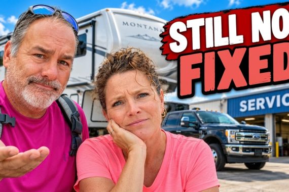 Jimmy and Lisa of FindUsCamping share what to do when the RV dealership says it is fixed but it is not