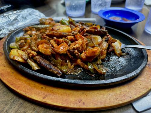 Texas Fajitas from the Mexican Restaurant 