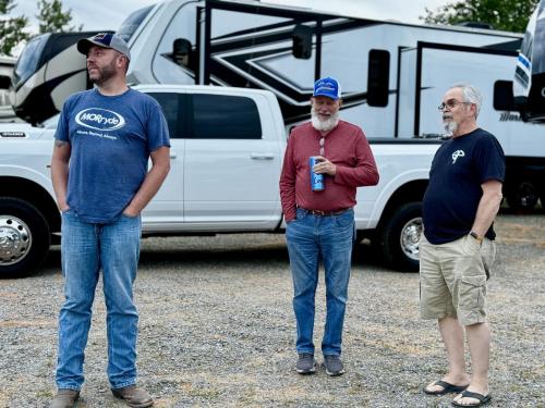 FindUsCamping Crawlers relaxing after a travel day