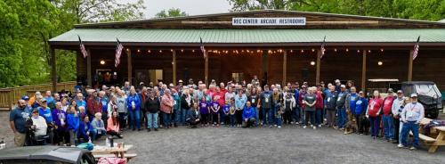 Group Picture of 2024 FindUsCamping Campout at Endless Caverns RV Resort